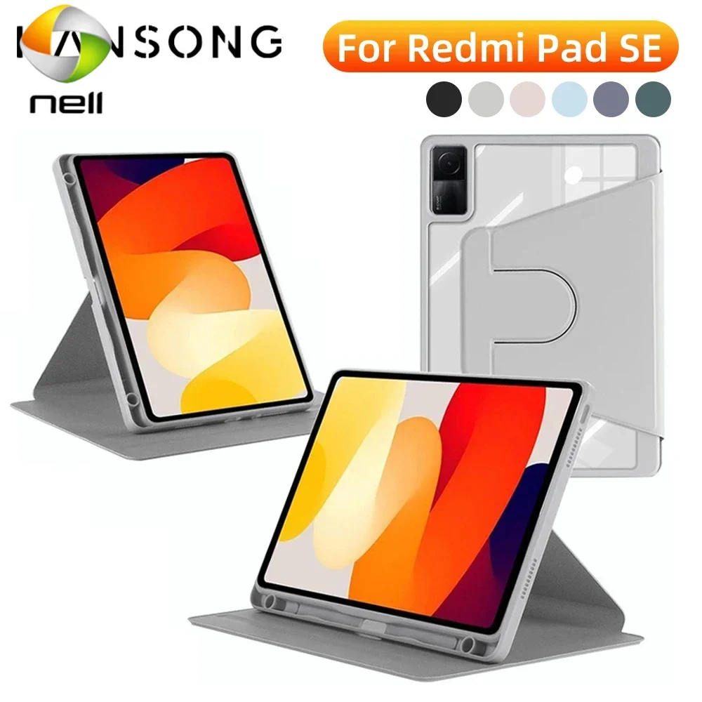 Case for Xiaomi Pad 5 6 Pro 11in 6s Pro 12.4in Mi Pad 7 7 Pro 11.2in 360° Rotation for Mi Pad 5 6 11in TPU Flip Protective Cover 
Case for Xiaomi Pad 5 6 Pro 11in 6s Pro 12.4in Mi Pad 7 7 Pro 11.2in 360° Rotation for Mi Pad 5 6 11in TPU Flip Protective Cover