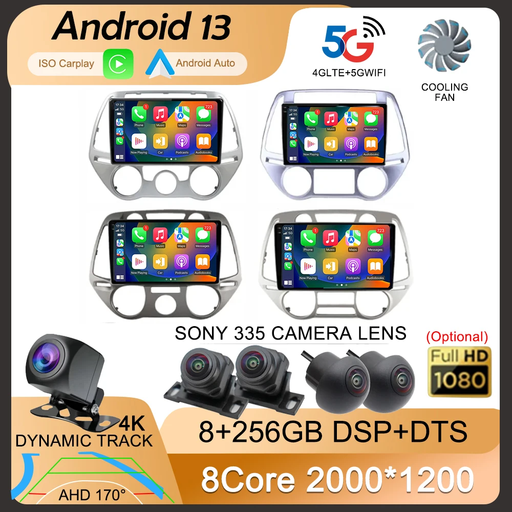 Android 13 Car Radio For Hyundai I20 2008 2009 2010 2011-2014 Multimedia GPS Navigation Auto Carplay 4G+WIFI Video Player Stereo
Android 13 Car Radio For Hyundai I20 2008 2009 2010 2011-2014 Multimedia GPS Navigation Auto Carplay 4G+WIFI Video Player Stereo