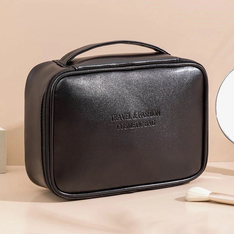 Portable Large Capacity PU Cosmetics Bag Waterproof Makeup Storage Bag Aesthetic Trendy Cosmetic Organizer 1Pc
Portable Large Capacity PU Cosmetics Bag Waterproof Makeup Storage Bag Aesthetic Trendy Cosmetic Organizer 1Pc