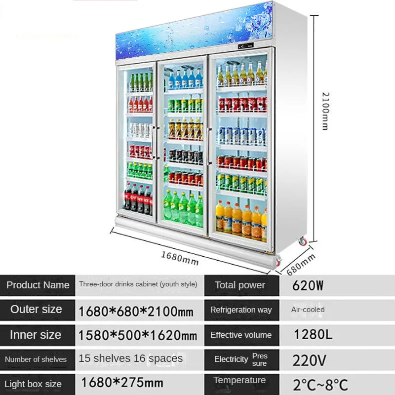2 3 4 Doors Beverage Display Cabinet Vertical Fruit Refrigerated Fresh-keeping Cabinet Commercial Supermarket Freezer
2 3 4 Doors Beverage Display Cabinet Vertical Fruit Refrigerated Fresh-keeping Cabinet Commercial Supermarket Freezer