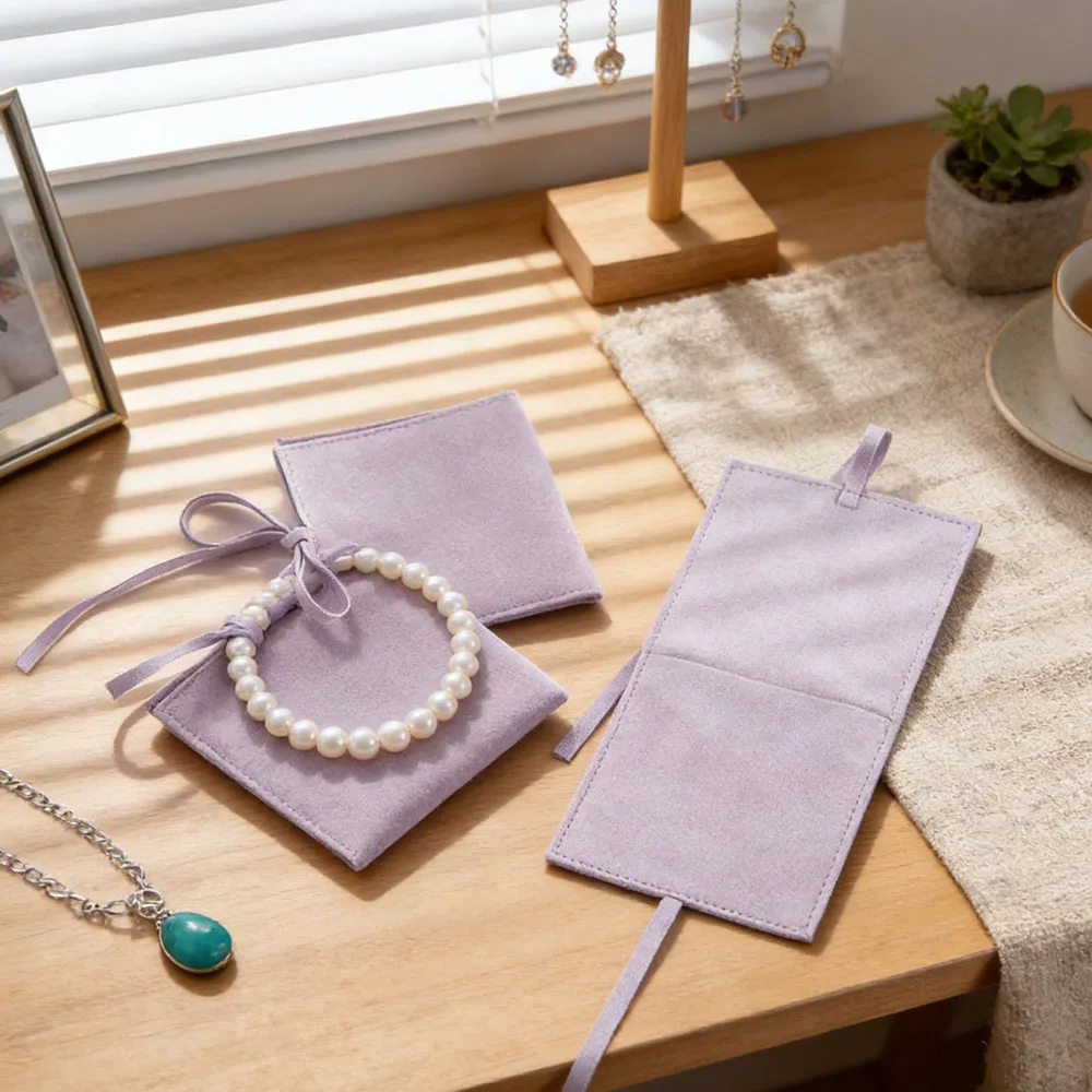 5PCS Purple Microfiber Velvet Jewelry Gift Bags Earrings Tarot Cosmetic Packaging Necklace Ring Earring Bracelet Pendant Storage
5PCS Purple Microfiber Velvet Jewelry Gift Bags Earrings Tarot Cosmetic Packaging Necklace Ring Earring Bracelet Pendant Storage