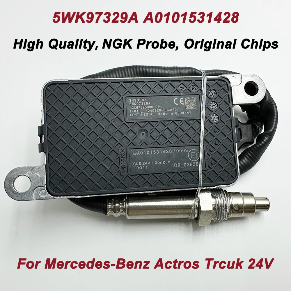 High Quality for NGK Probe 5WK97329A A0101531428 A0101530003 Nox Nitrogen Sensor 24V For Mercedes-Benz Trcuk Actros MP4 Euro 6
High Quality for NGK Probe 5WK97329A A0101531428 A0101530003 Nox Nitrogen Sensor 24V For Mercedes-Benz Trcuk Actros MP4 Euro 6