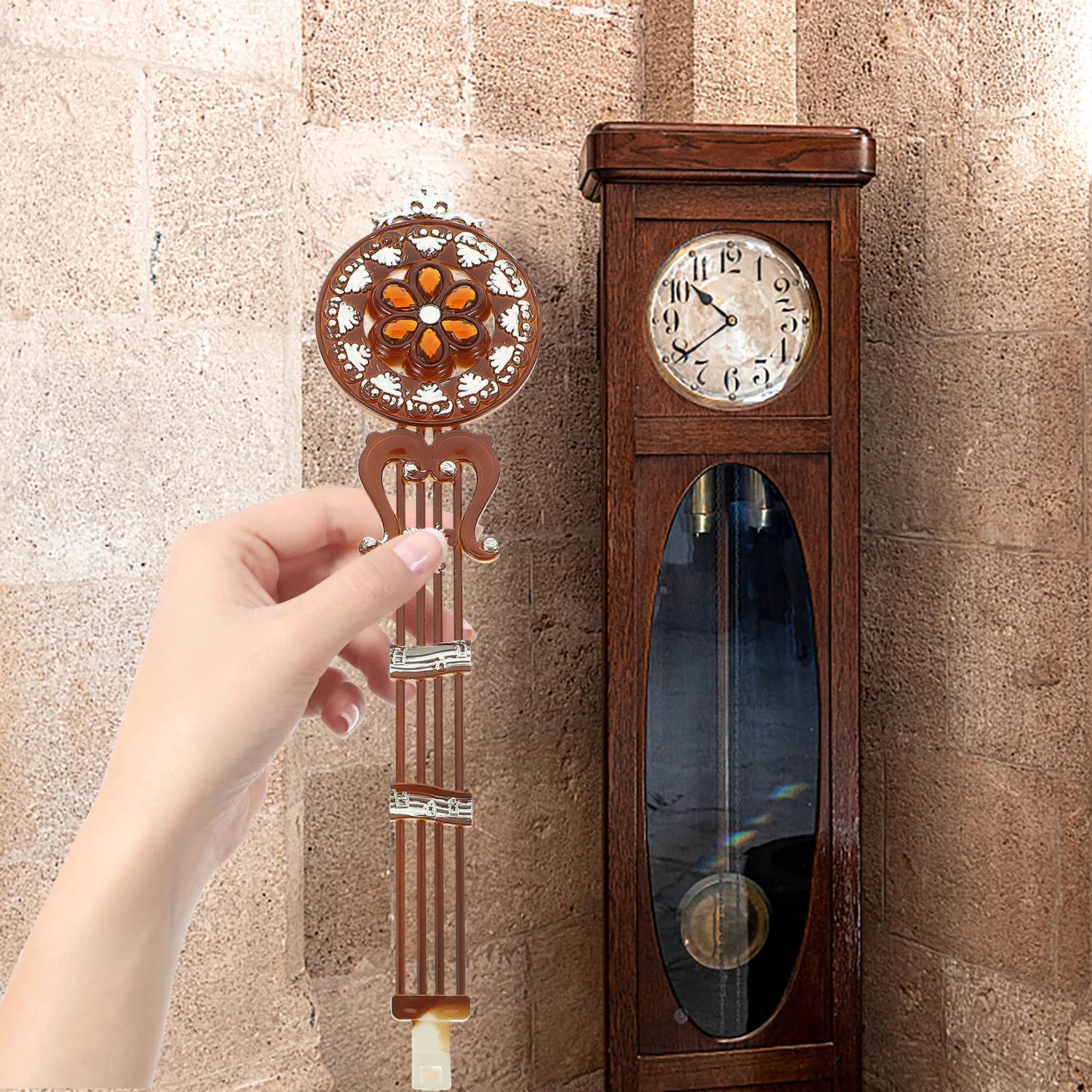 Wall Clock Quartz Pendulum Replacement DIY Clock Movement Part Easy to Install Replacement Pendulum for Home Repair
Wall Clock Quartz Pendulum Replacement DIY Clock Movement Part Easy to Install Replacement Pendulum for Home Repair