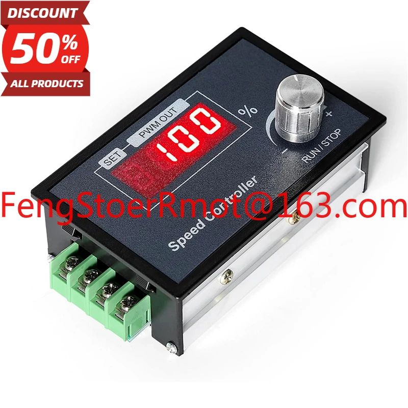 Регулятор скорости двигателя постоянного тока с ШИМ 6-60 В, 30 А с цифровым дисплеем
Регулятор скорости двигателя постоянного тока с ШИМ 6-60 В, 30 А с цифровым дисплеем
