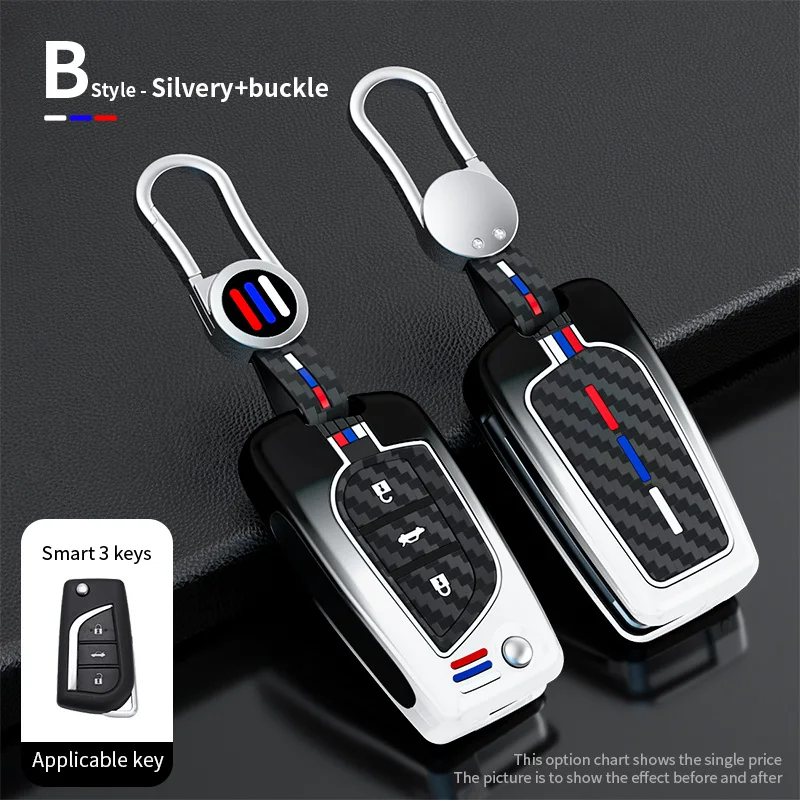 Zinc Alloy Car Key Case Cover Fob for Toyota Hilux Corolla Avensis Prado Fortuner RAV4 CHR 2 3 4 Buttons Flip Remote
Zinc Alloy Car Key Case Cover Fob for Toyota Hilux Corolla Avensis Prado Fortuner RAV4 CHR 2 3 4 Buttons Flip Remote
