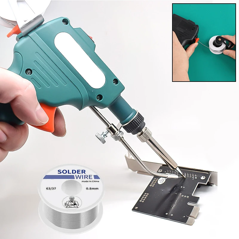 Automatically Soldering Gun 110V/220V 60W US/EU Plug Hand-Held Internal Heating Automatically Send Tin Gun Welding Repair Tools
Automatically Soldering Gun 110V/220V 60W US/EU Plug Hand-Held Internal Heating Automatically Send Tin Gun Welding Repair Tools