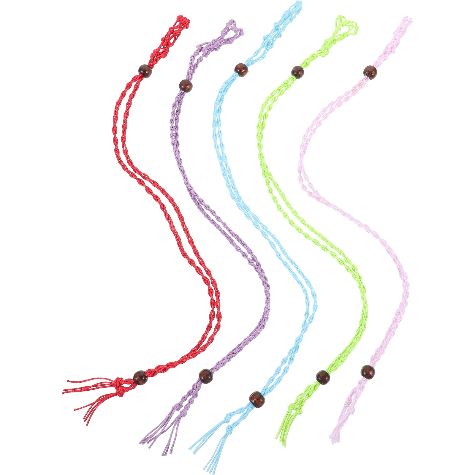 5 Pcs Braided Necklace Adjustable Length Stone Holder Pendant Brown White Yellow Black Beige Net Retro Decor Accessory
5 Pcs Braided Necklace Adjustable Length Stone Holder Pendant Brown White Yellow Black Beige Net Retro Decor Accessory