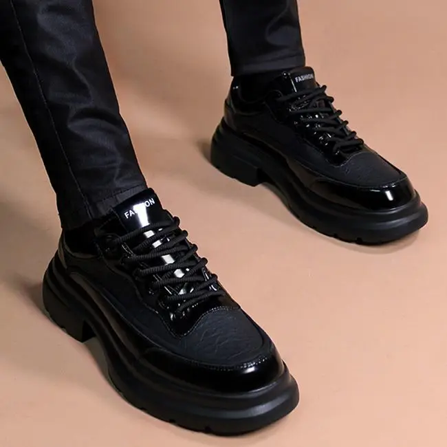 Men's shoes 2026 new leather shoes men's business casual thick sole height increasing derby shoes leather shoes
Men's shoes 2026 new leather shoes men's business casual thick sole height increasing derby shoes leather shoes