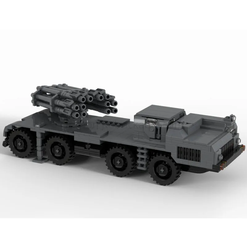 MOC-231248 New City Cargo Rocket Launcher Truck Building Block Model 1074 Parts MOC Boys Children's Birthday Toy Gift
MOC-231248 New City Cargo Rocket Launcher Truck Building Block Model 1074 Parts MOC Boys Children's Birthday Toy Gift