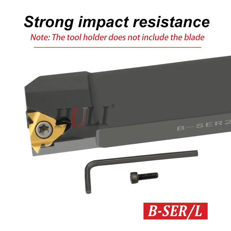 B-SER B-SEL Series B-SER1212H16 1616H16 2020K22 2525M16 2525M22 3232P22 Numerical Control Turning External Thread Tool Holder
B-SER B-SEL Series B-SER1212H16 1616H16 2020K22 2525M16 2525M22 3232P22 Numerical Control Turning External Thread Tool Holder