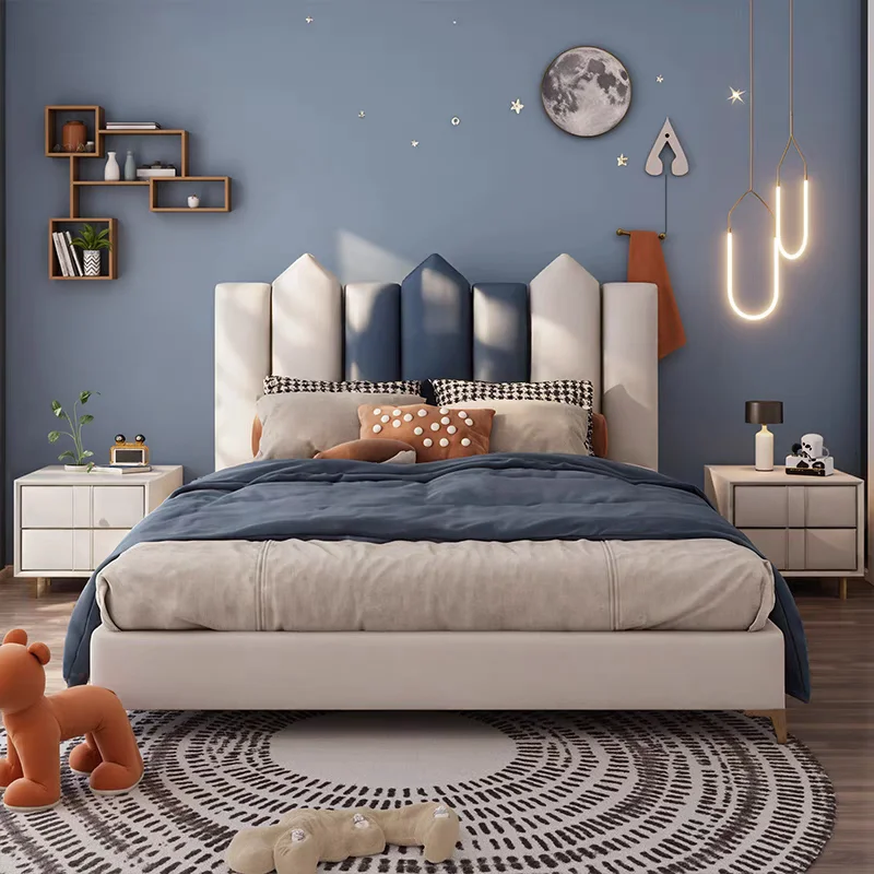 *Soft Padded Modern room Furniture Leather Wooden Frame Nordic Youth Boy Room Furniture for Children
*Soft Padded Modern room Furniture Leather Wooden Frame Nordic Youth Boy Room Furniture for Children