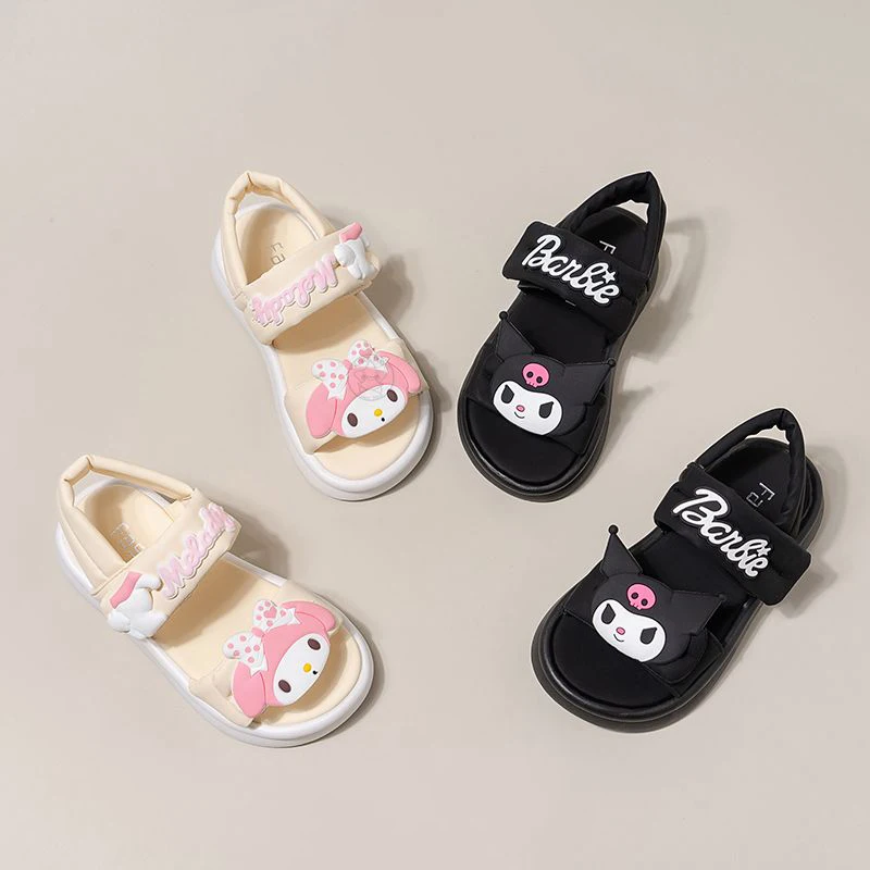 Kawaii Sanrio Summer New Girls' Open Toed Slippers Anime Cartoon My Melody Kuromi Outdoor Leisure Beach Shoes Festival Gift
Kawaii Sanrio Summer New Girls' Open Toed Slippers Anime Cartoon My Melody Kuromi Outdoor Leisure Beach Shoes Festival Gift
