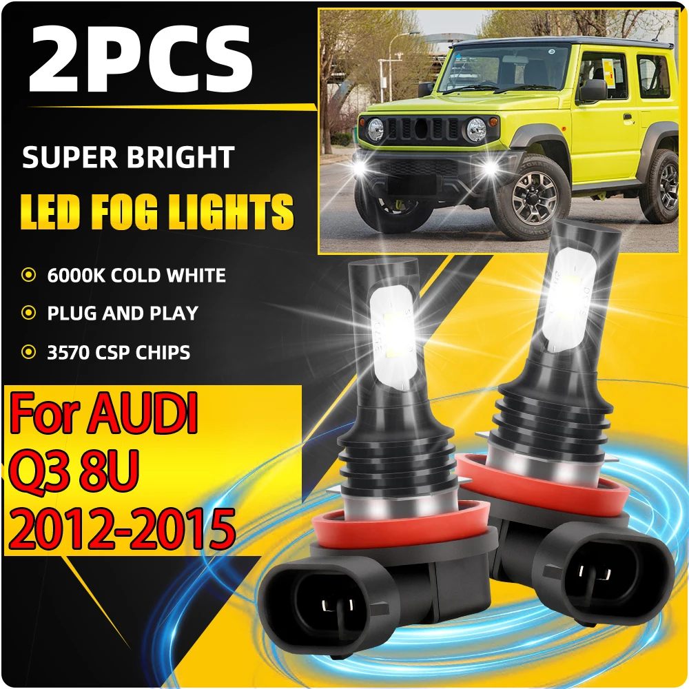2Pcs 90W Super Bright H8 H9 H11 LED Front Fog Lamps Blub 20000LM LED Front Fog Lights 6000K For AUDI Q3 8U 2012 2013 2014 2015
2Pcs 90W Super Bright H8 H9 H11 LED Front Fog Lamps Blub 20000LM LED Front Fog Lights 6000K For AUDI Q3 8U 2012 2013 2014 2015