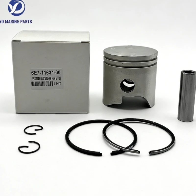 6E7-11631-00 Piston Kit (Std) for Yamaha Outboard Motor 2-stroke 9.9/13.5/15HP 682-11631-00 D56mm 6E7-11631 6E7-11631-00-94
6E7-11631-00 Piston Kit (Std) for Yamaha Outboard Motor 2-stroke 9.9/13.5/15HP 682-11631-00 D56mm 6E7-11631 6E7-11631-00-94