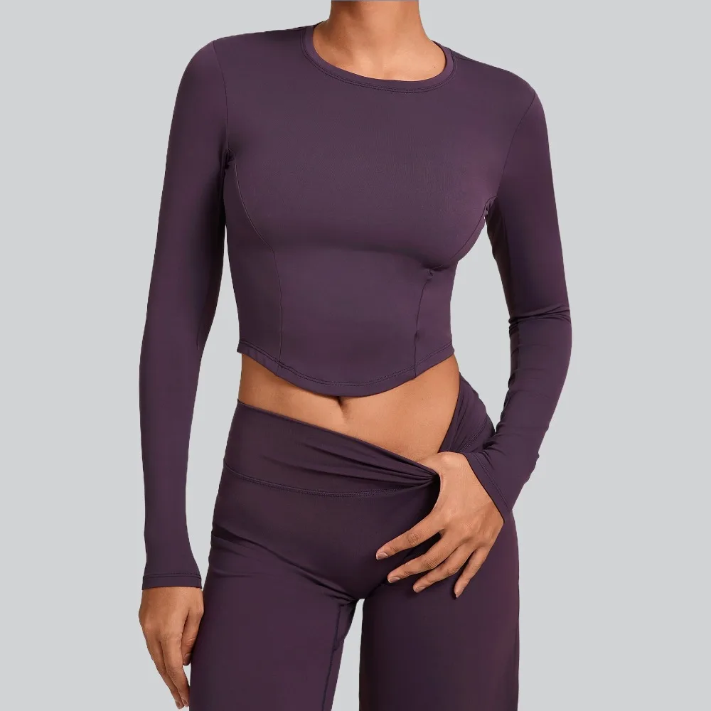 Gym Workout Top Women's Winter Tight-Fitting Long-Sleeved Yoga Sports Fitness Clothes Pilates Running Sports Long-Sleeved Tops
Gym Workout Top Women's Winter Tight-Fitting Long-Sleeved Yoga Sports Fitness Clothes Pilates Running Sports Long-Sleeved Tops