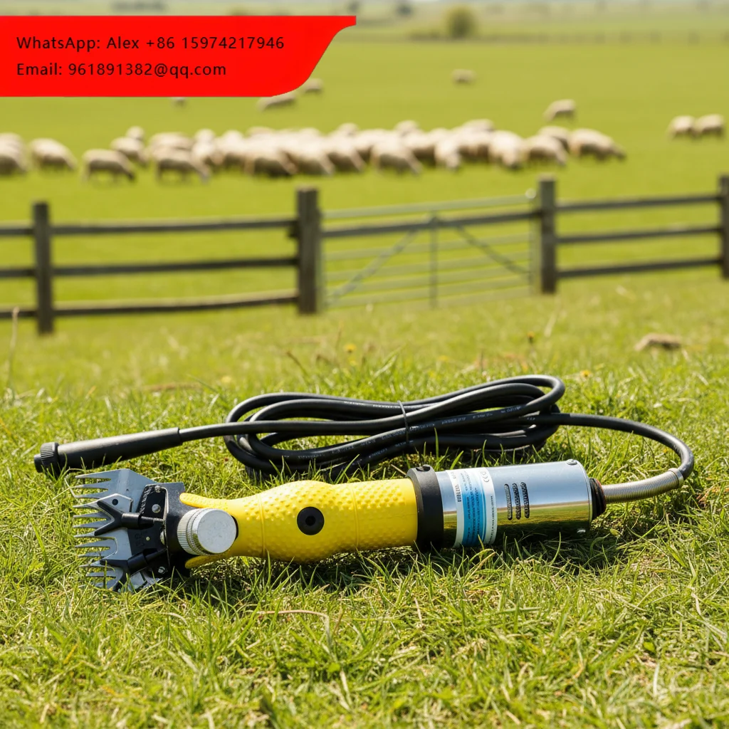 Professional Electric Wool Shears Stainless Steel Blades 500W Power New Plastic Metal Construction For Sheep Goat Use Sheep
Professional Electric Wool Shears Stainless Steel Blades 500W Power New Plastic Metal Construction For Sheep Goat Use Sheep