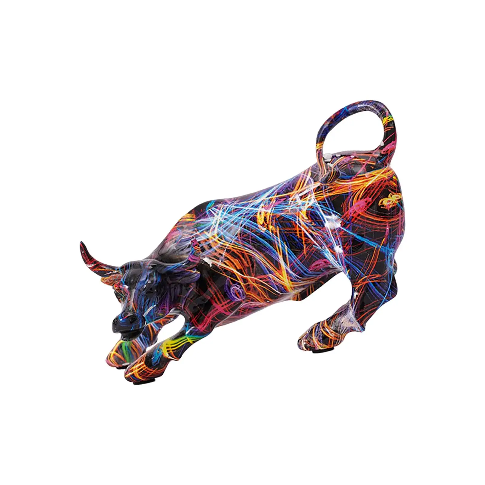 Creative Painting Resin Bull Animals Sculpture for Bedroom Desk Decoration style A
Creative Painting Resin Bull Animals Sculpture for Bedroom Desk Decoration style A