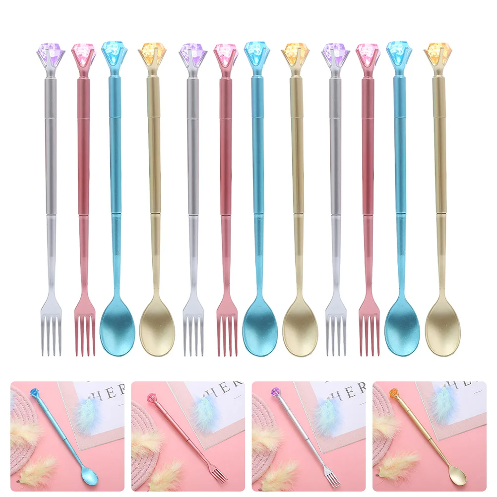 12pcs Creative Gel Pens Diamond Tableware Design Smooth Writing Stationery For School Office Multipurpose Pens Students
12pcs Creative Gel Pens Diamond Tableware Design Smooth Writing Stationery For School Office Multipurpose Pens Students