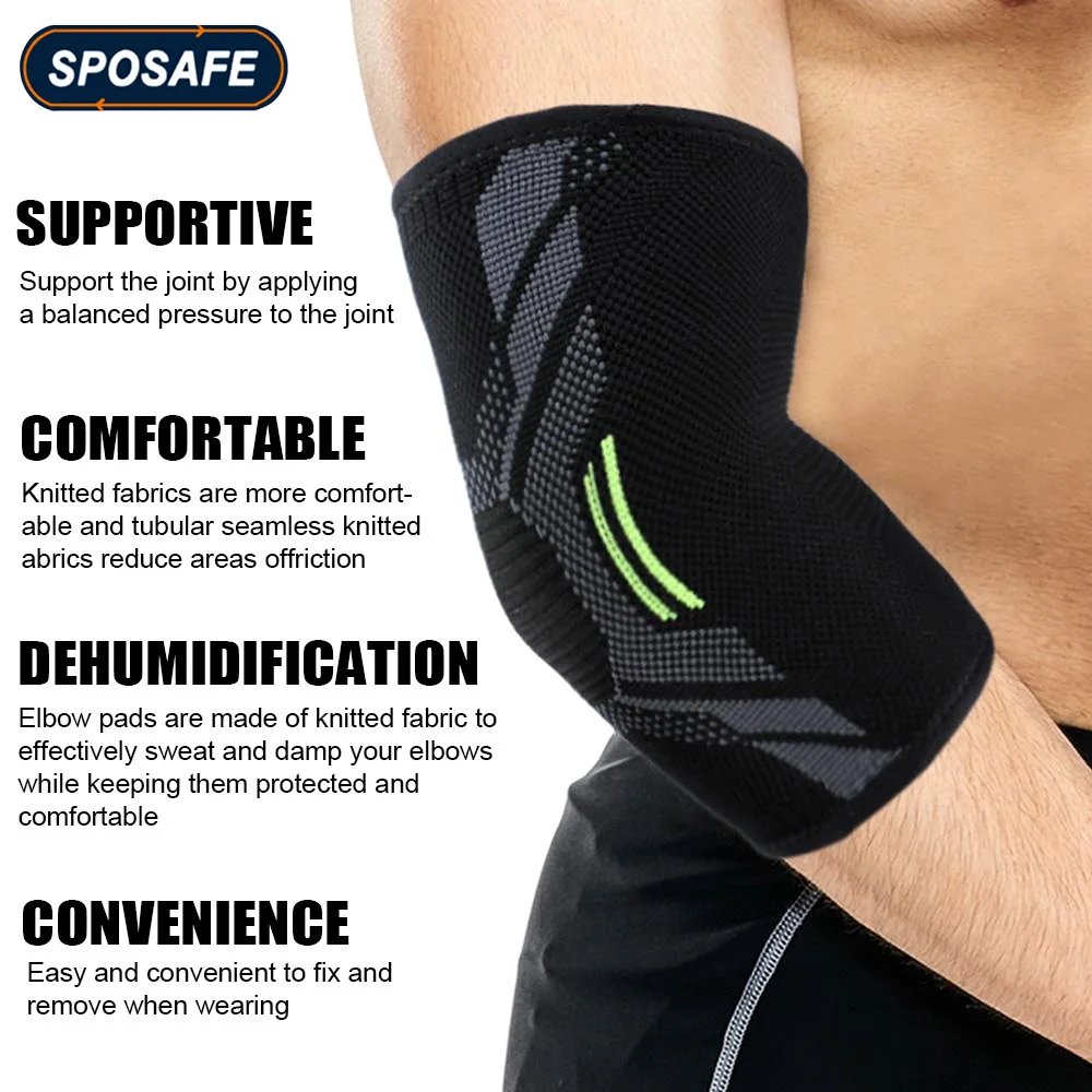 1Pc Sports Knitted Elbow Sleeves Compression Support Brace Comfortable Breathable Warm Elbow Protection for Cycling Basketball
1Pc Sports Knitted Elbow Sleeves Compression Support Brace Comfortable Breathable Warm Elbow Protection for Cycling Basketball