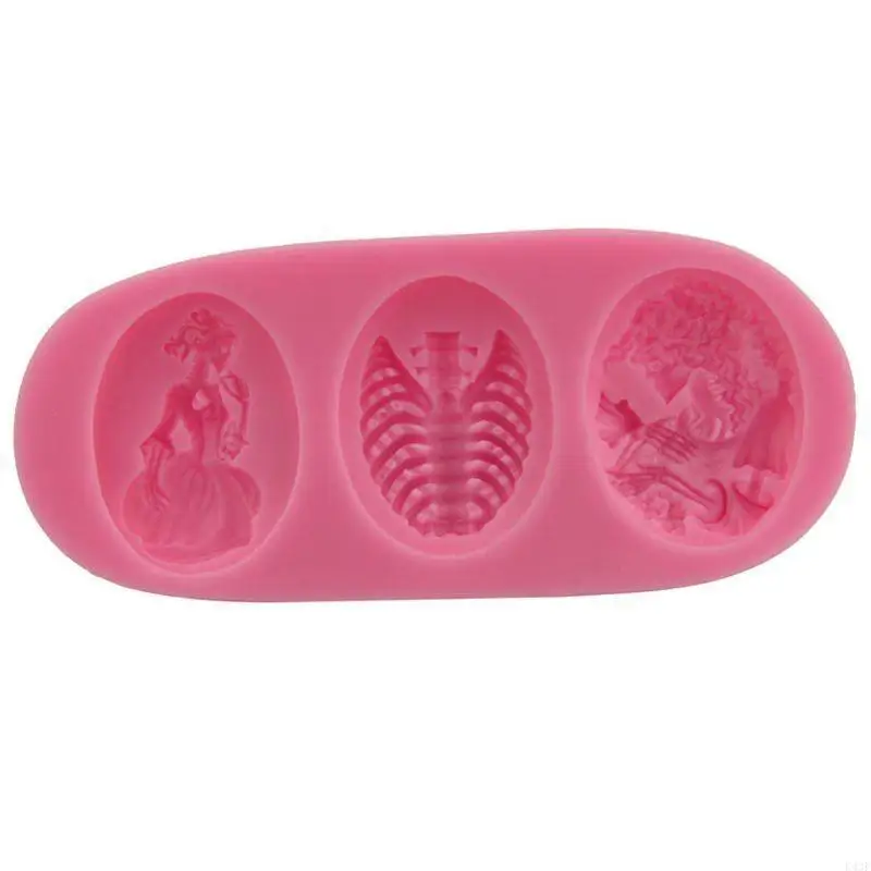 K43F Super Shiny Skull Girl Resin Keychain Mold Silicone Keychain Mold Halloween Jewelry Pendant Making Crafts
K43F Super Shiny Skull Girl Resin Keychain Mold Silicone Keychain Mold Halloween Jewelry Pendant Making Crafts
