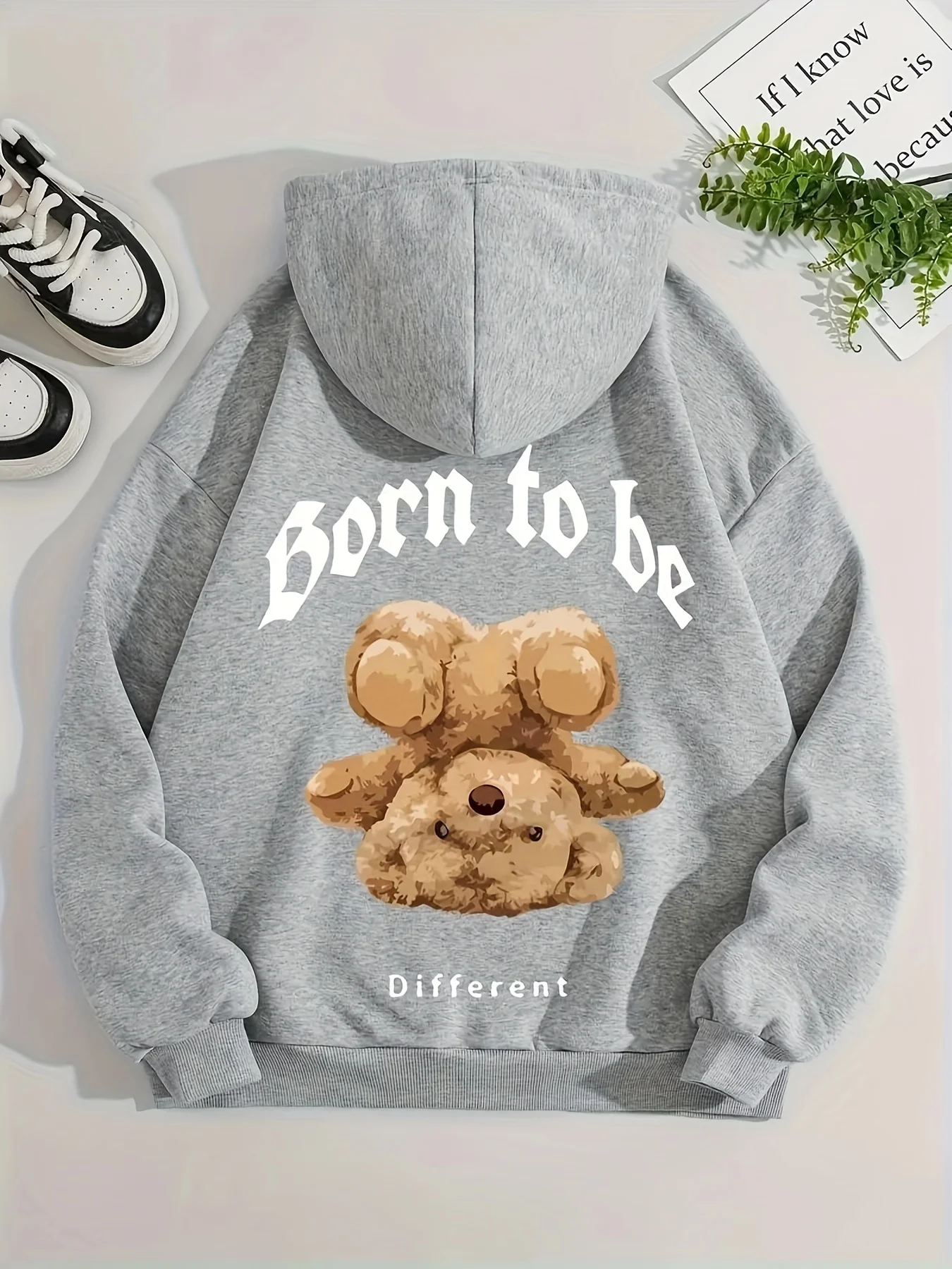 Cute Bear Graphic Printing Autumn and Winter Cotton Men's and Women's Hoodies Casual Outdoor Street Sports Loose Training Brand
Cute Bear Graphic Printing Autumn and Winter Cotton Men's and Women's Hoodies Casual Outdoor Street Sports Loose Training Brand