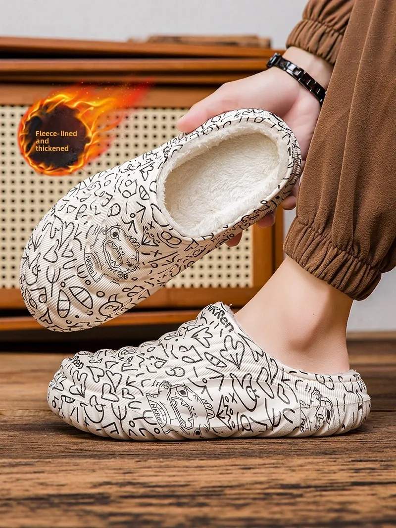 Thickened Fluffy Winter Cotton Slippers Men's Casual Warm Anti-Cold Slip-Resistant Comfortable Large Size Couples Slippers
Thickened Fluffy Winter Cotton Slippers Men's Casual Warm Anti-Cold Slip-Resistant Comfortable Large Size Couples Slippers