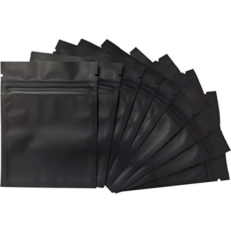00 Pack Smell Proof Bags 3 x 4 Inch Resealable Mylar Bags Foil Pouch Bag Flat Bag Matte Black
00 Pack Smell Proof Bags 3 x 4 Inch Resealable Mylar Bags Foil Pouch Bag Flat Bag Matte Black