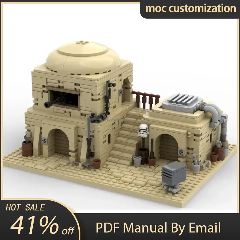NEW 1144PCS Famous Star Movie Series Tatooine Desert House Models Creative Ideas ChildrenToy Birthday Gift Moc Building Blocks
NEW 1144PCS Famous Star Movie Series Tatooine Desert House Models Creative Ideas ChildrenToy Birthday Gift Moc Building Blocks
