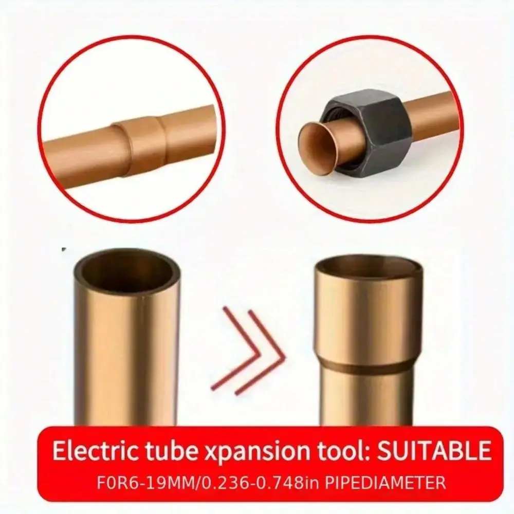 Pipe Expansion Tool Hexagonal Shank Drill Mandrel Flaring Kit For HVAC Repair Professional Pipe Spreader And Repair Tools , Ref
Pipe Expansion Tool Hexagonal Shank Drill Mandrel Flaring Kit For HVAC Repair Professional Pipe Spreader And Repair Tools , Ref