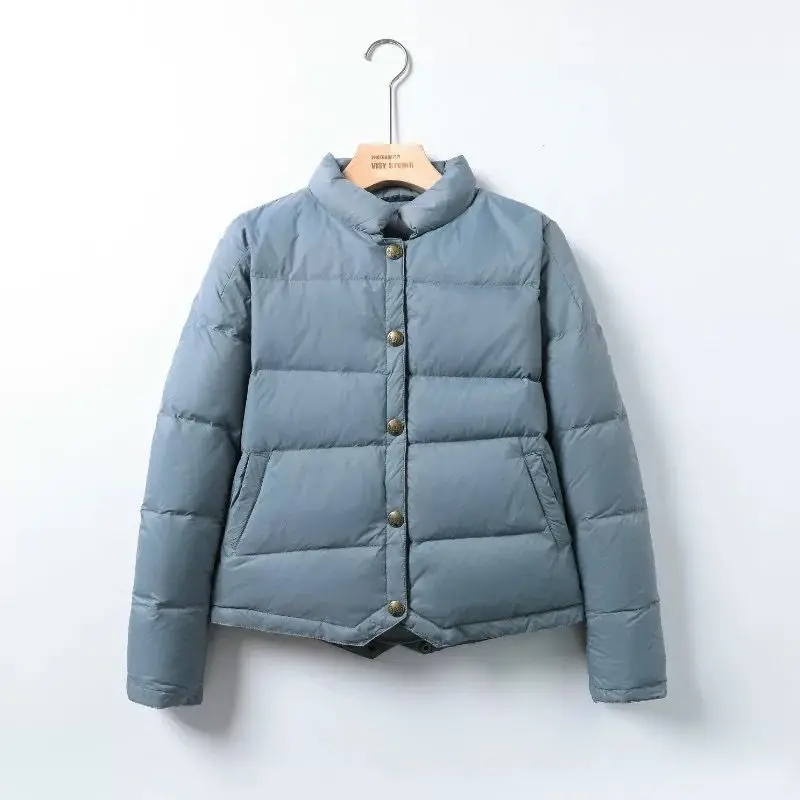 Women White Duck Down Jacket Baseball Coat Casual Autumn Winter Short Outwear for Female Fashion
Women White Duck Down Jacket Baseball Coat Casual Autumn Winter Short Outwear for Female Fashion