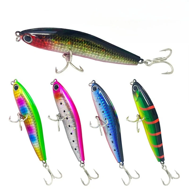 ZWICKE 1pcs Chum Sinker type lure for sea fishing Large Sinking Pencil 100mm/25.7g Loyal Long Casting White Stripe False Bait
ZWICKE 1pcs Chum Sinker type lure for sea fishing Large Sinking Pencil 100mm/25.7g Loyal Long Casting White Stripe False Bait