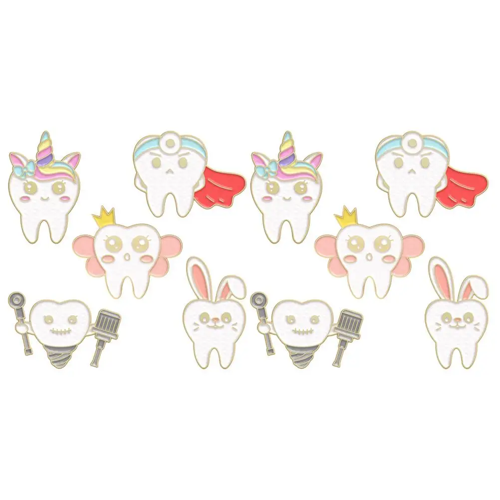 10 Pcs Tooth Brooch Women Clothes Teeth Pin Boutonniere Pins Dress Suit Zinc Alloy for Backpacks Funny Women's Clothing
10 Pcs Tooth Brooch Women Clothes Teeth Pin Boutonniere Pins Dress Suit Zinc Alloy for Backpacks Funny Women's Clothing