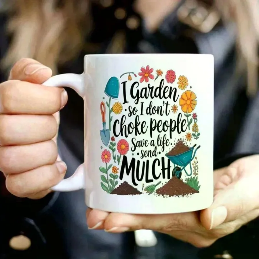 Идея подарка I Garden So I Don't Choke People Save a Life Send Mulch для офиса и домашнего использования Белый керамический кофе на 11 унций
Идея подарка I Garden So I Don't Choke People Save a Life Send Mulch для офиса и домашнего использования Белый керамический кофе на 11 унций
