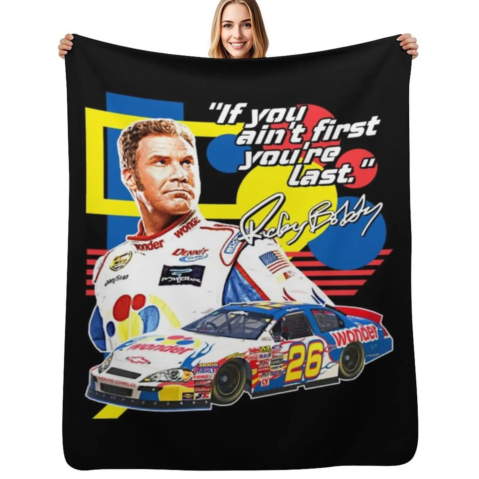 Ricky Bobby Throw Blanket Camping Soft Plaid Sofa Throw blankets and throws Blankets
Ricky Bobby Throw Blanket Camping Soft Plaid Sofa Throw blankets and throws Blankets