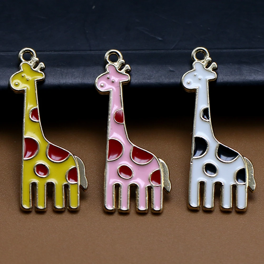 10pcs Giraffe Earrings Alloy Pendant Jewelry Making Pendants Animal Fashion Necklace Bracelet DIY Charms Craft Supplies 
10pcs Giraffe Earrings Alloy Pendant Jewelry Making Pendants Animal Fashion Necklace Bracelet DIY Charms Craft Supplies