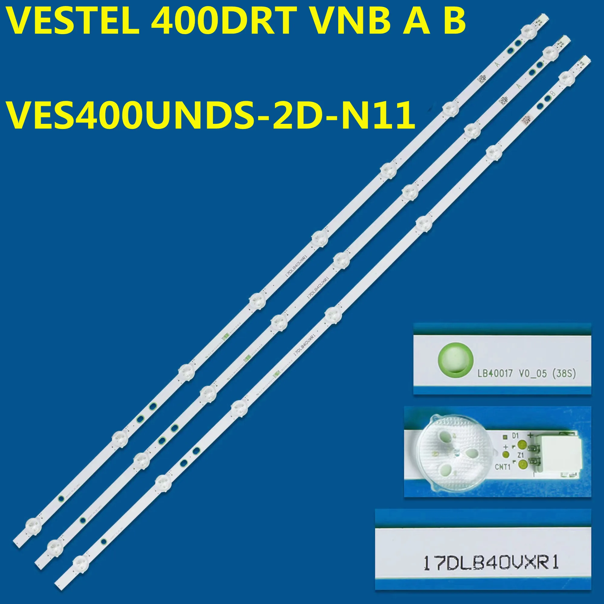 Светодиодная лента 7 + 8 ламп для Vestel 40 "UHD DRT VNB A B-type Rev02 VES400UNDS-2D-N11 N12 40L3653DB 40L1653DB 40R6020F 40470FHDS
Светодиодная лента 7 + 8 ламп для Vestel 40 "UHD DRT VNB A B-type Rev02 VES400UNDS-2D-N11 N12 40L3653DB 40L1653DB 40R6020F 40470FHDS