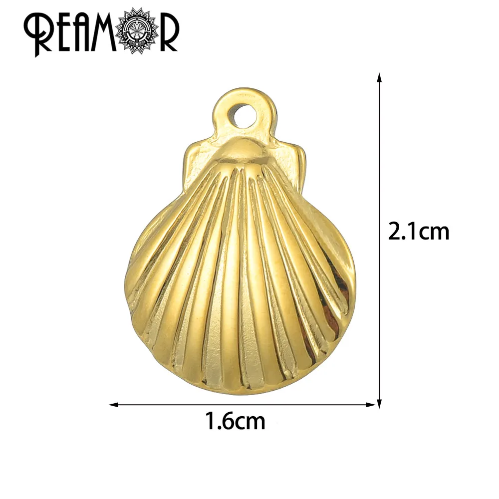REAMOR 5pcs Stainless Steel Starfish Charms Shell Pendant Necklace Findings Bracelet Accessories for DIY Jewelry Making Earrings
REAMOR 5pcs Stainless Steel Starfish Charms Shell Pendant Necklace Findings Bracelet Accessories for DIY Jewelry Making Earrings