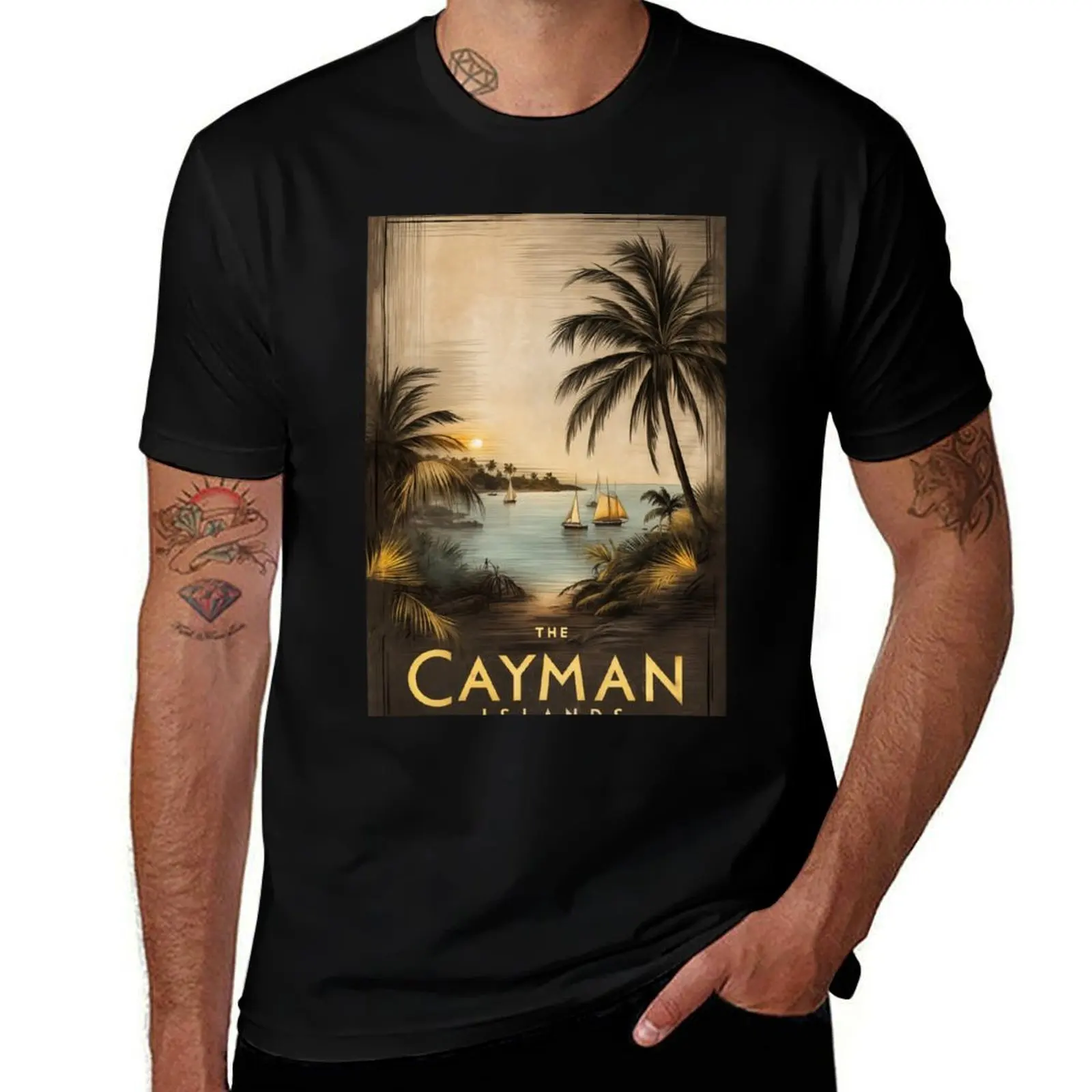 Vintage Cayman Islands Travel Poster – Retro Caribbean Wall Art Print T-Shirt funny costumes customs t shirts for men pack
Vintage Cayman Islands Travel Poster – Retro Caribbean Wall Art Print T-Shirt funny costumes customs t shirts for men pack