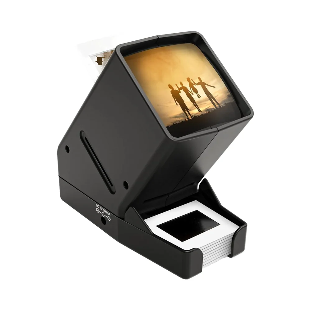 35mm Slide Viewer 3X Magnification USB/Battery Powered (4AA Batteries Included) for 35mm Slides Positive Film 7.24x6.65x3.9
35mm Slide Viewer 3X Magnification USB/Battery Powered (4AA Batteries Included) for 35mm Slides Positive Film 7.24x6.65x3.9