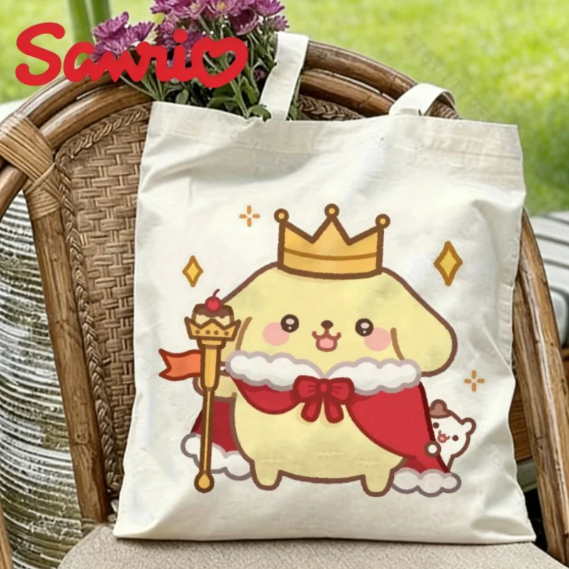 1PC Pompompurin King with Crown & Scepter Canvas Tote Eco-friendly Reusable Shoulder Bag
1PC Pompompurin King with Crown & Scepter Canvas Tote Eco-friendly Reusable Shoulder Bag