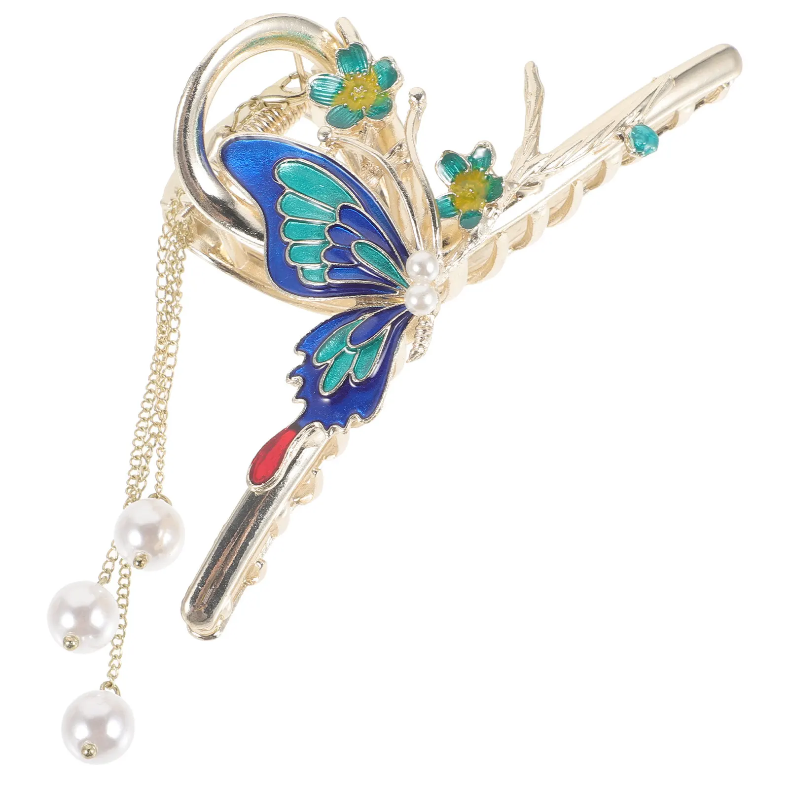 Decorative Butterfly Tassel Hair Clip Large Metal Clamp for Women Girls Easy Use Styling Accessory Hair Clips Claw Clips
Decorative Butterfly Tassel Hair Clip Large Metal Clamp for Women Girls Easy Use Styling Accessory Hair Clips Claw Clips