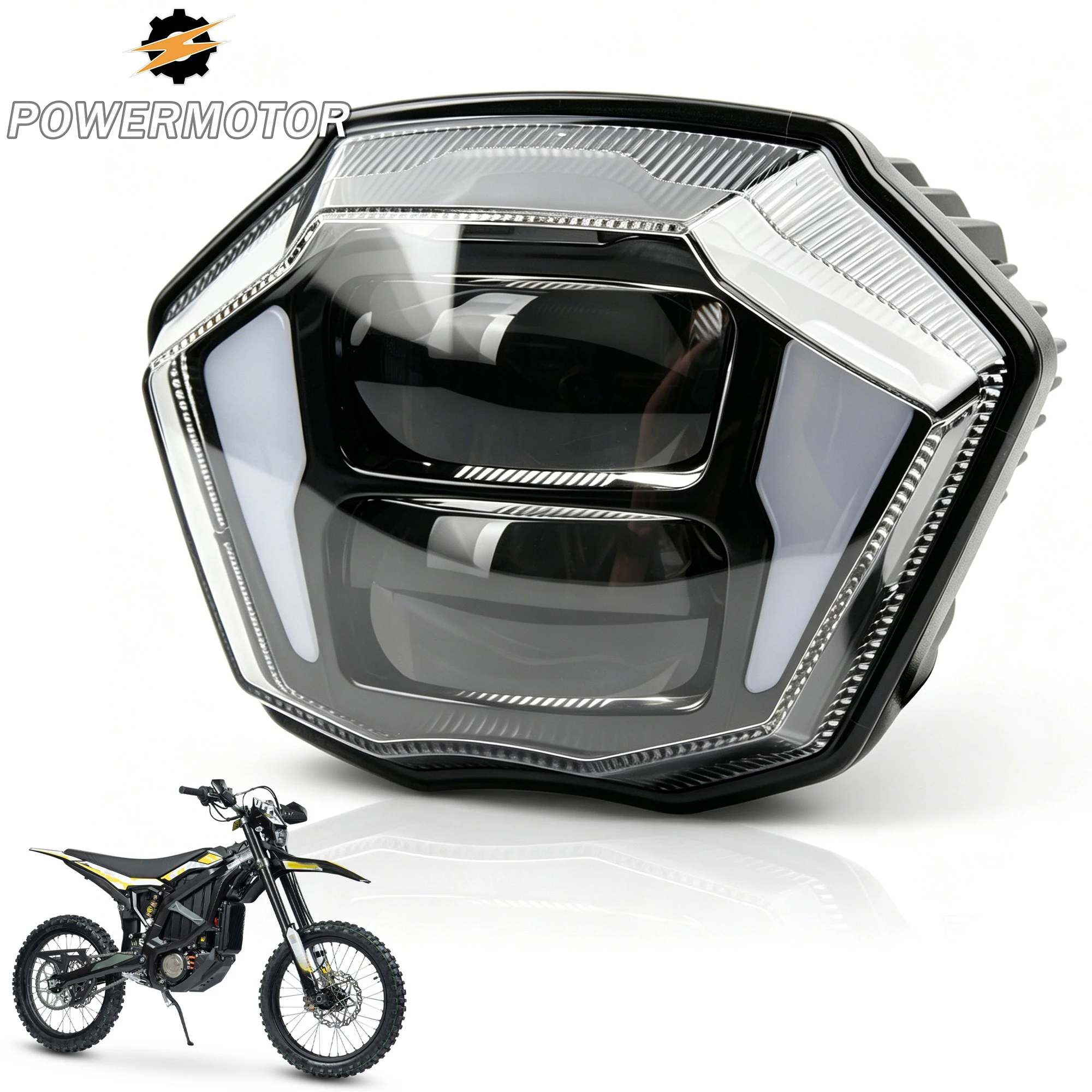 For Sur-ron Surron Ultra Bee E-Bike LED Headlight Wick Enduro DirtBike Electric Motocross Racing Headlamp Modified Accessories
For Sur-ron Surron Ultra Bee E-Bike LED Headlight Wick Enduro DirtBike Electric Motocross Racing Headlamp Modified Accessories