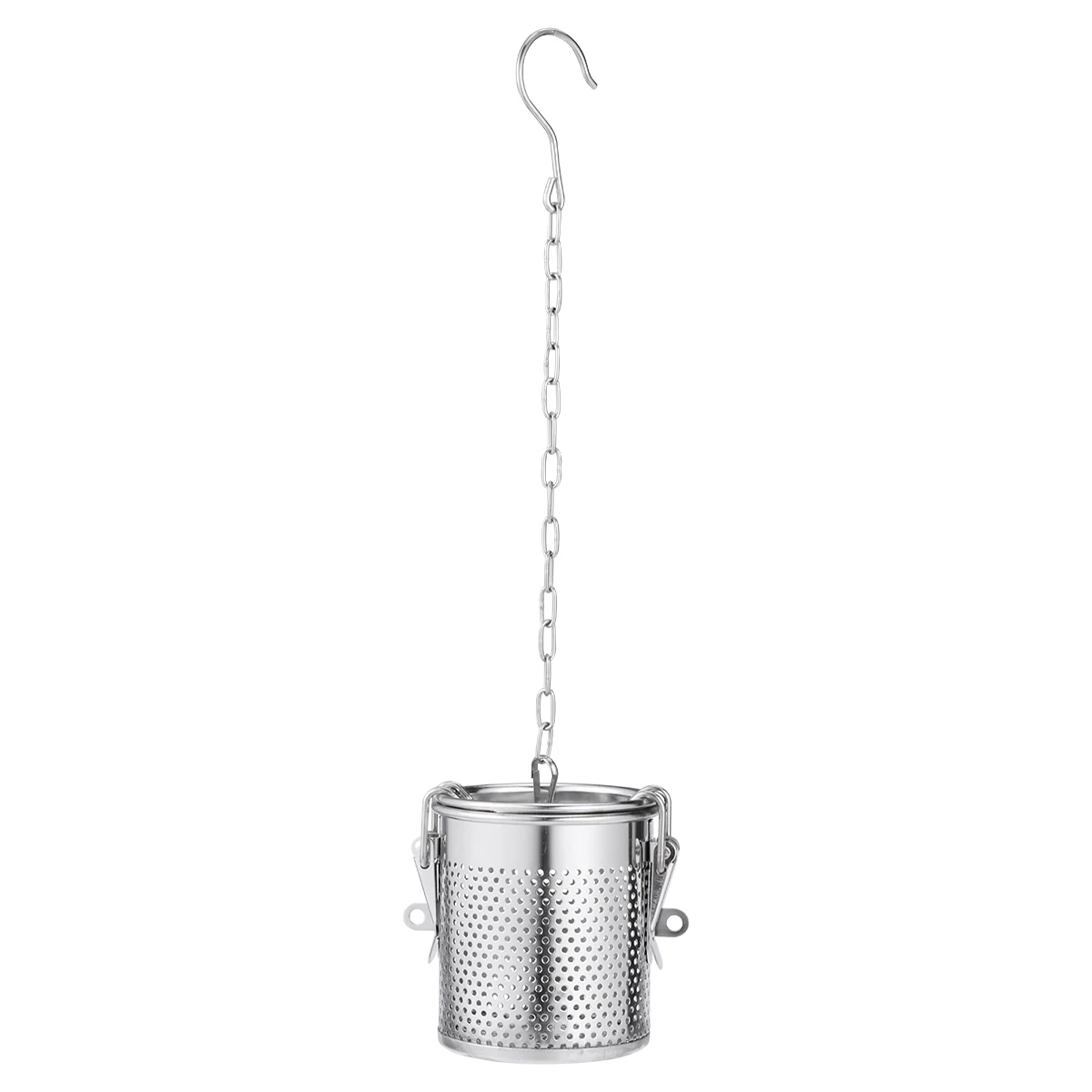 Stainless Steel Spice Infuser Soup Seasoning Ball Halter Basket Tea Coffee Filter Tool Wall Hook Chain Included Large
Stainless Steel Spice Infuser Soup Seasoning Ball Halter Basket Tea Coffee Filter Tool Wall Hook Chain Included Large