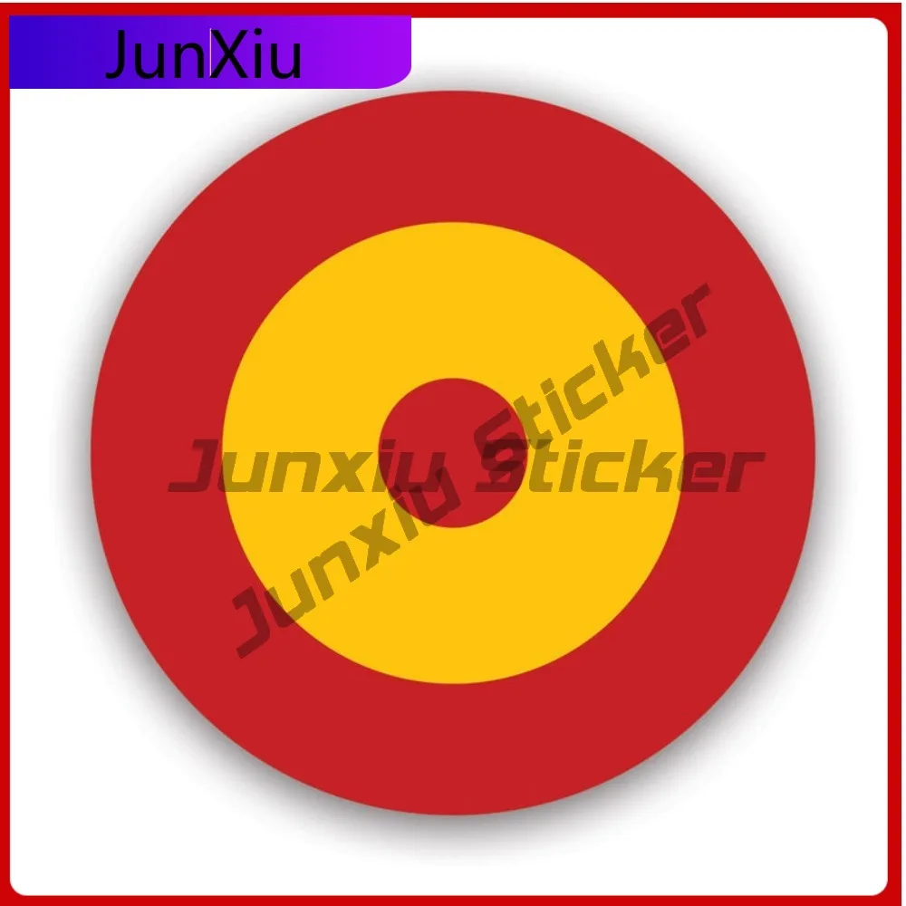 Spanish Roundel Sticker Uv Protected Decals Uv Protected Spaf Spain Esp Es Air Force National Insignia Military Aircraft Funn
Spanish Roundel Sticker Uv Protected Decals Uv Protected Spaf Spain Esp Es Air Force National Insignia Military Aircraft Funn