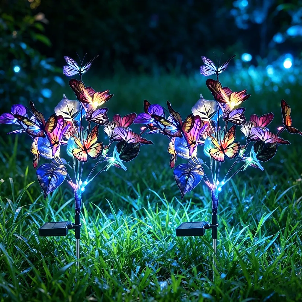 Solar Butterfly Flower Ground Lamp , Outdoor Solar Garden Lamp, Plastic Material, Great for Garden, Yard and Lawn Decoration
Solar Butterfly Flower Ground Lamp , Outdoor Solar Garden Lamp, Plastic Material, Great for Garden, Yard and Lawn Decoration