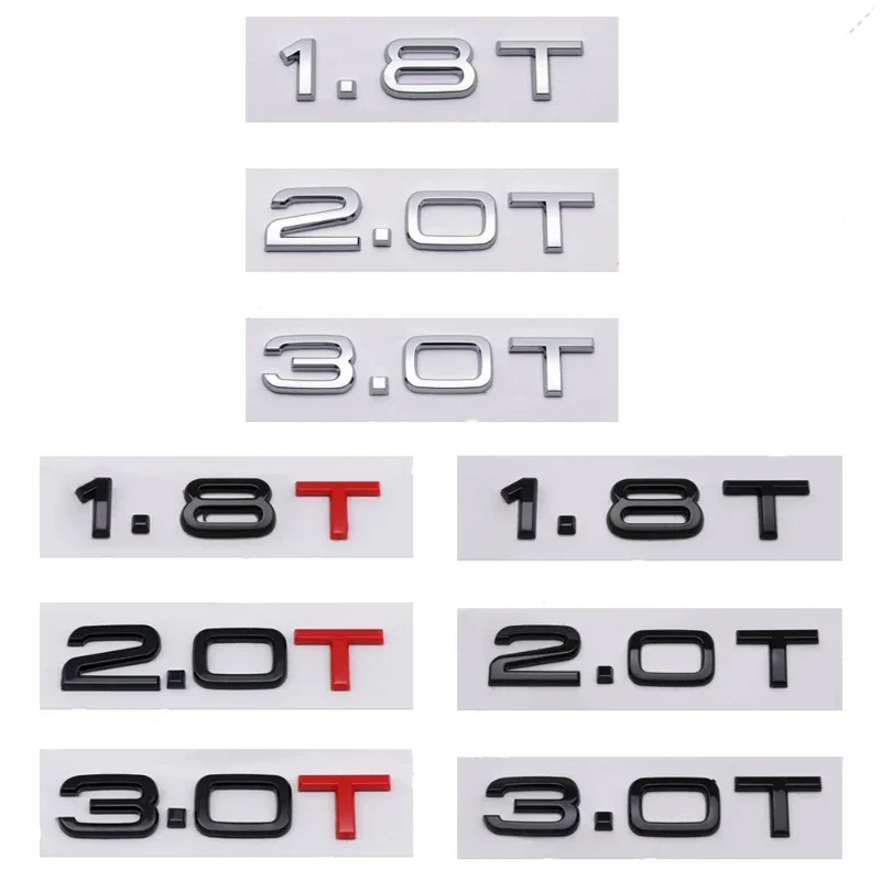 ABS Car Rear Trunk Fender Side Emblem Sticker for Audi 1.8T 2.0T 3.0T Badge A3 A4 A5 Q5 Q7 S7 S8 RS7 RS4 RS6 SQ7 SQ8 Accessories
ABS Car Rear Trunk Fender Side Emblem Sticker for Audi 1.8T 2.0T 3.0T Badge A3 A4 A5 Q5 Q7 S7 S8 RS7 RS4 RS6 SQ7 SQ8 Accessories