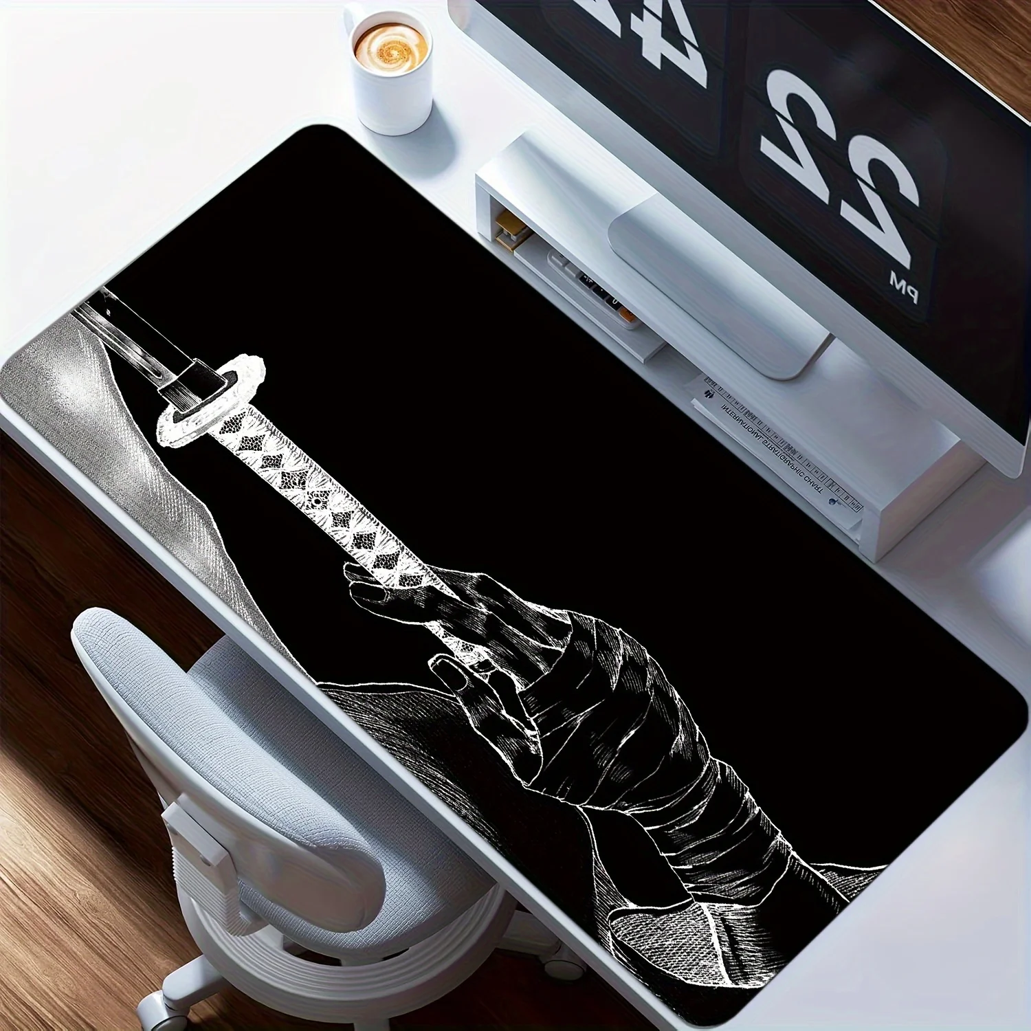 Black Katana Gaming Mouse Pad Cool 90x40cm Home Computer Mat Gaming Setup Mouse Pads Keyboard Accessories Office Carpet Deskpad 
Black Katana Gaming Mouse Pad Cool 90x40cm Home Computer Mat Gaming Setup Mouse Pads Keyboard Accessories Office Carpet Deskpad