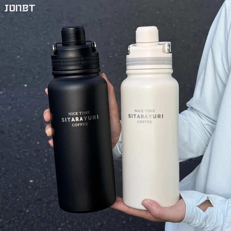 800/1000ML Stainless Steel Thermos Bottle Insulated With Straw Vacuum Flask Outdoor Leak-proof Camping Hiking Sports Thermal Cup
800/1000ML Stainless Steel Thermos Bottle Insulated With Straw Vacuum Flask Outdoor Leak-proof Camping Hiking Sports Thermal Cup