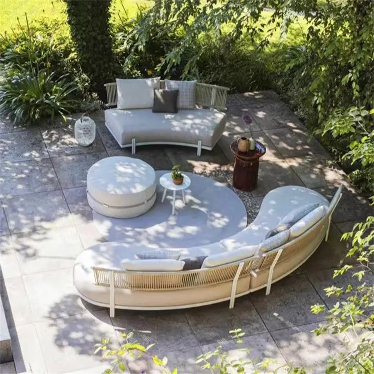 Round outdoor sofa rattan villa hotel courtyard leisure furniture open-air balcony outdoor garden sofa
Round outdoor sofa rattan villa hotel courtyard leisure furniture open-air balcony outdoor garden sofa