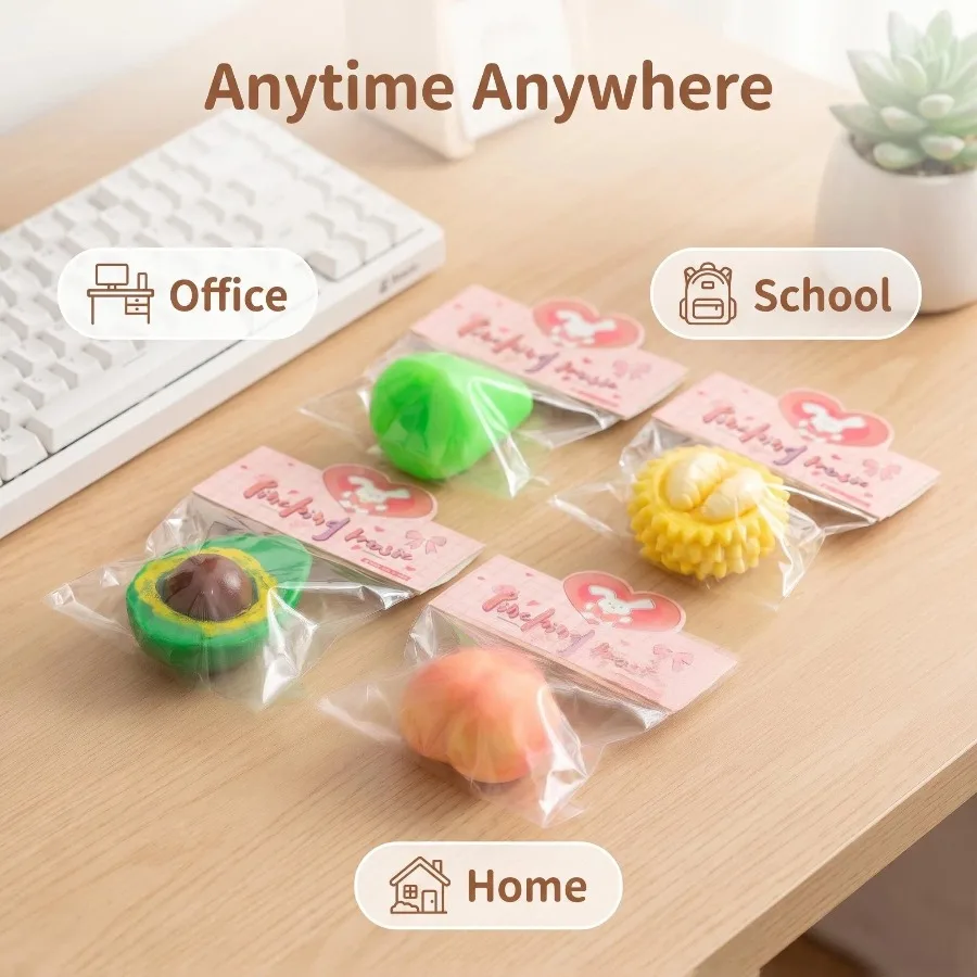 1PC cute simulated food soft Q fingertip toy, soft extrusion sensory toy, random style fruit/vegetable soft Q toy, kawaii rising extrusion toy, novelty decompression ball, suitable for birthday, Halloween, Christmas gifts, random colors
1PC cute simulated food soft Q fingertip toy, soft extrusion sensory toy, random style fruit/vegetable soft Q toy, kawaii rising extrusion toy, novelty decompression ball, suitable for birthday, Halloween, Christmas gifts, random colors